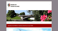 Desktop Screenshot of choisy-au-bac.net
